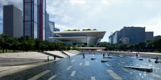 종합건축사사무소 디자인캠프문박디엠피 당선작.